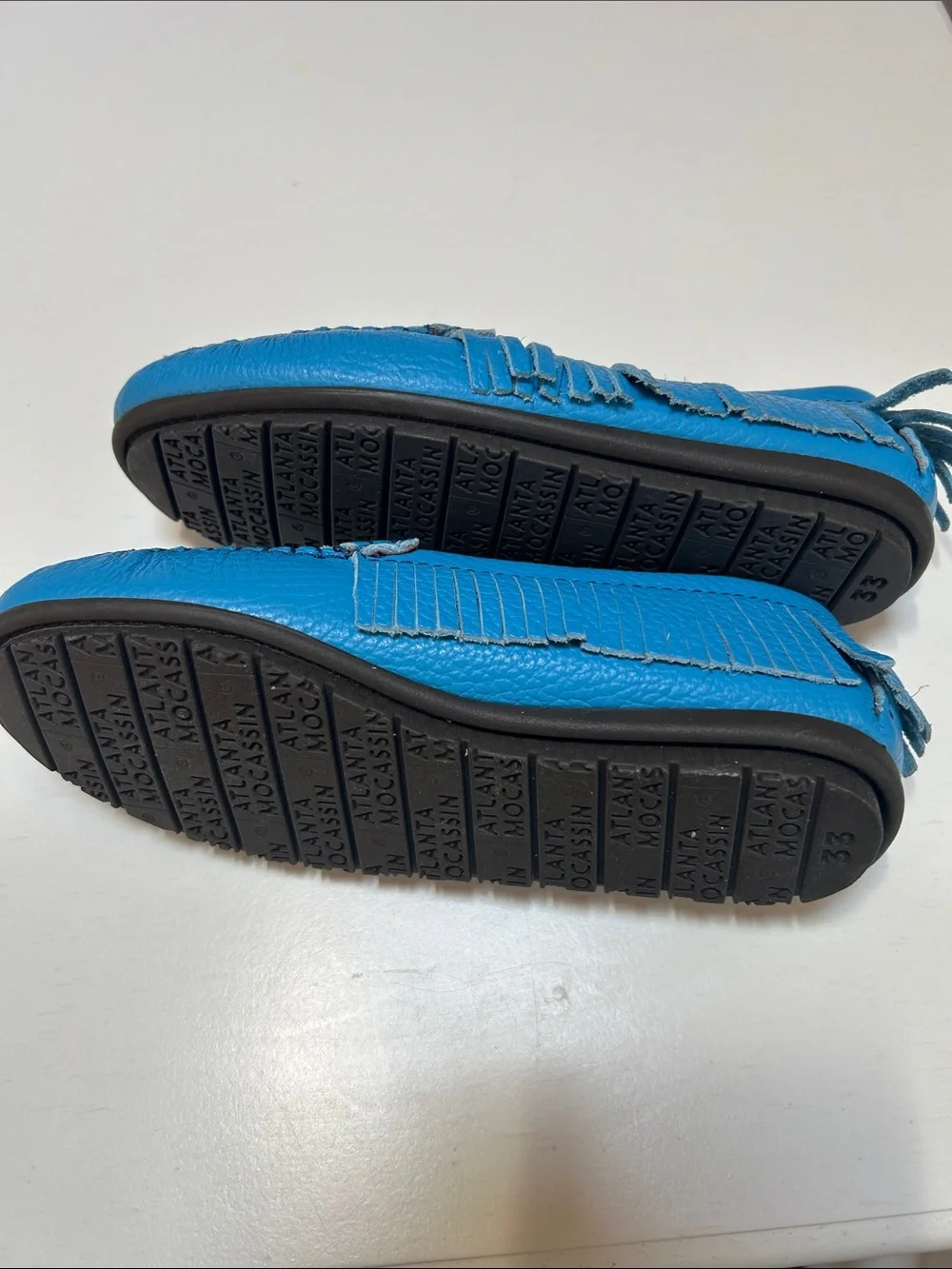 For kids atlantic mocassins comfortable blue